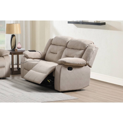 Poundex Manual Reclining Loveseat Model F8798