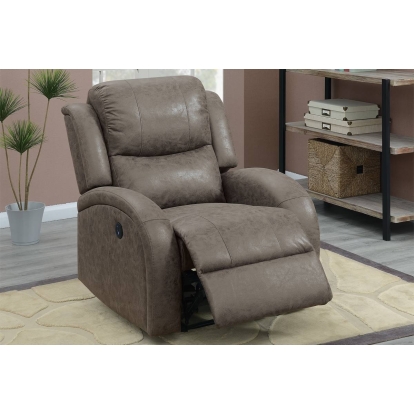 Poundex Power Recliner Single Model F86021