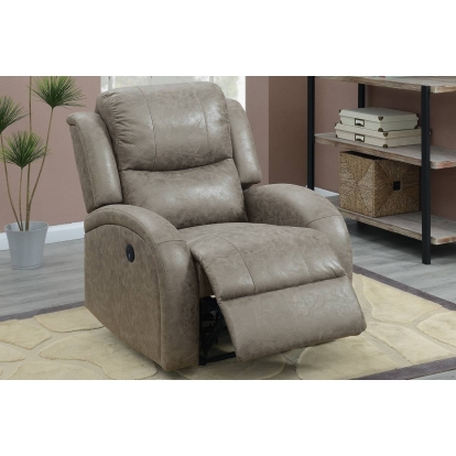 Poundex Power Recliner Single Model F86022