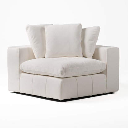 VIG Furniture Off-White Accent Chair SKU VGKK-KF.8033-CORNER-IVORY - Product ID 81141