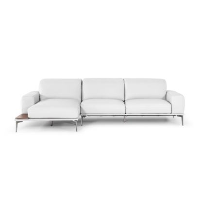 VIG Furniture White Sectional Sofa SKU VGNTVILLENEUVE-WHTX-LAF-SECT - Product ID 80346|78902