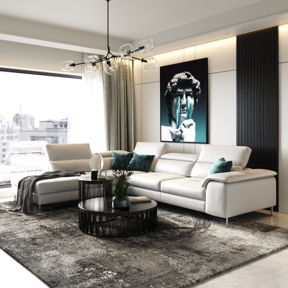 VIG Furniture Grey Sectional Sofa SKU VGCCVIOLA-KIM-GRY-LAF-SECT - Product ID 78823|81699