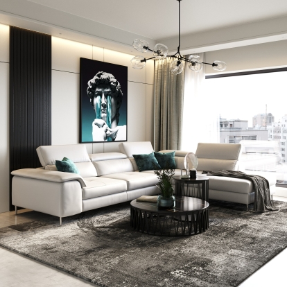 VIG Furniture Grey Sectional Sofa SKU VGCCVIOLA-KIM-GRY-RAF-SECT - Product ID 78822|81700