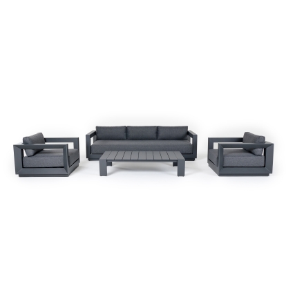 VIG Furniture Grey Outdoor Sofa Set SKU VGGEP-CP1977-SET - Product ID 81331