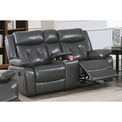 Poundex Power Reclining Loveseat Model F86388