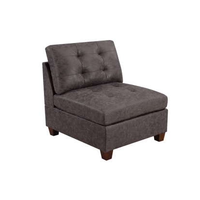 Poundex Armless Chair Model F6445