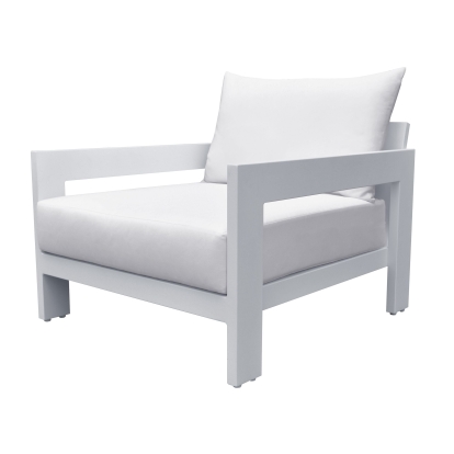 VIG Furniture White Outdoor Chair SKU VGGEMONTALK-WHT-CH - Product ID 77696|77696A