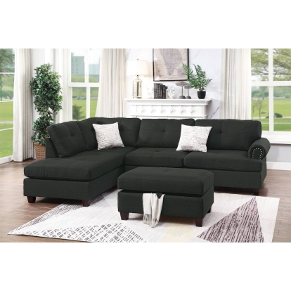 Poundex 3-Pcs Sectional Set Model F6415