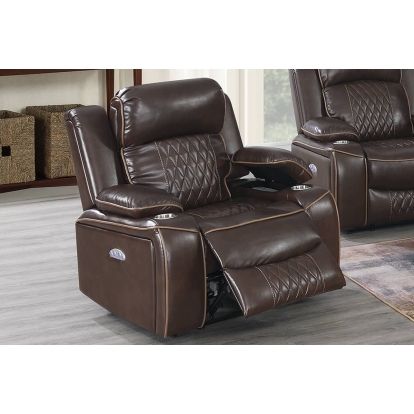 Poundex Power Recliner Single Model F86401