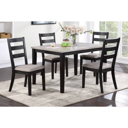 Poundex 5-Pcs Dining Set Model F2603