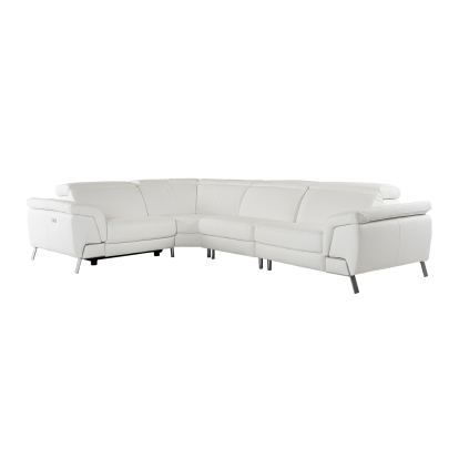 Lamod Italia Wonder - Italian Modern White Leather Sectional Sofa with Recliners Sectional Sofa White furniture-00181728 Vig Furniture VGDTWONDER-WHT-SECT