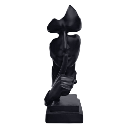 Modrest Whisper Modern Black Sculpture Sculpture Black furniture-00181348 Vig Furniture VGTH-SZ-1036-BLK