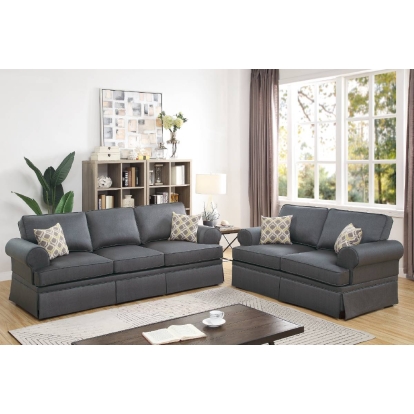 Poundex 2-Pcs Sofa Set Model F6441