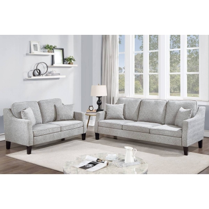 Poundex 2-Piece Sofa Set Model F8877