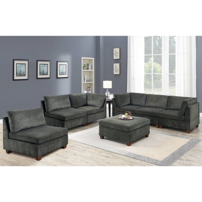 Poundex 7-Pcs Modular Set Model 515