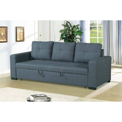 Poundex Convertible Sofa Model F6532