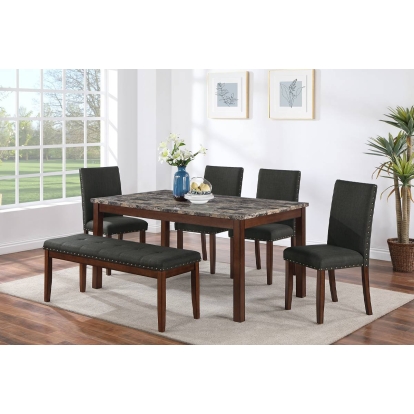 Poundex 6-Pcs Dining Set Model F2618