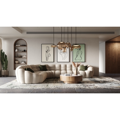 VIG Furniture Sectional Sofa SKU VGEV-2126B-LGB-SECT - Product ID 80143