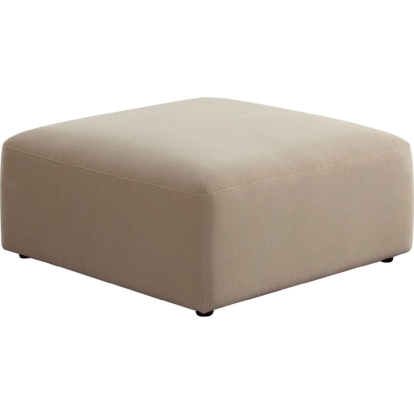 Diamond Sofa ZIAOTLCA Zia Ottoman Light Camel Performance Velvet Fabric